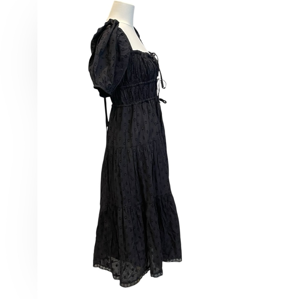 NWT Ulla Johnson Palma Tiered Cotton Eylelet Dress SIZE 8 - Picture 11 of 16